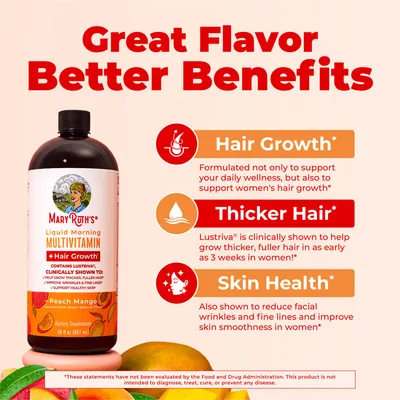MaryRuth's Liquid Morning Multivitamin + Hair Growth