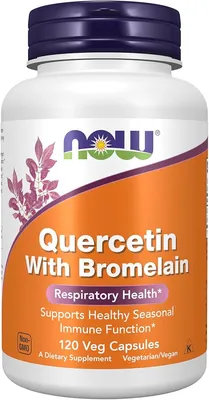 NOW Quercetin with Bromelain