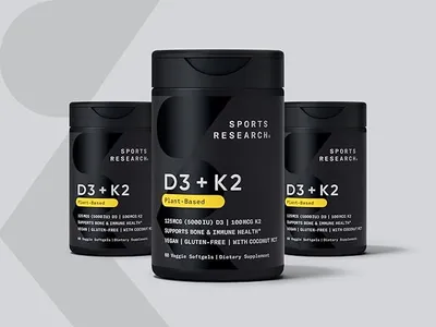 Sports Research Vitamin D3+K2
